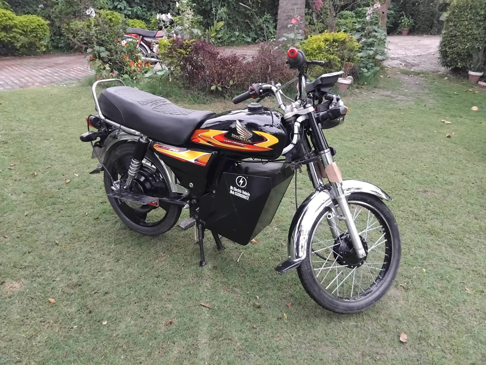 Honda CD70 EV conversion